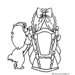 Dibujo Lady y the Tramp (Películas de Animación) #133363 para imprimir y colorear