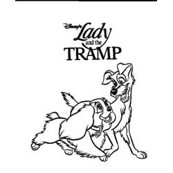 Dibujo Lady y the Tramp (Películas de Animación) #133383 para imprimir y colorear