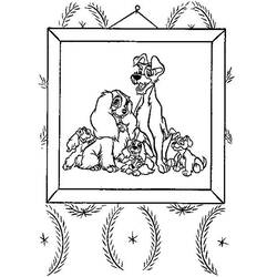 Dibujo Lady y the Tramp (Películas de Animación) #133388 para imprimir y colorear