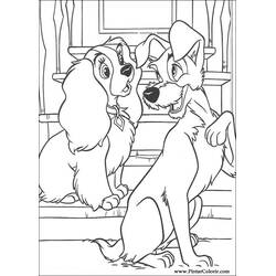 Dibujo Lady y the Tramp (Películas de Animación) #133451 para imprimir y colorear
