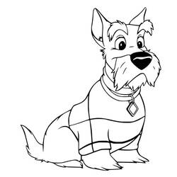 Dibujo Lady y the Tramp (Películas de Animación) #206453 para imprimir y colorear