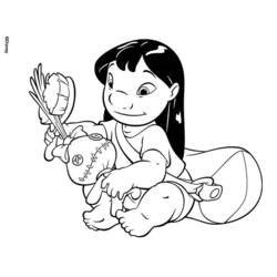 Dibujo para colorear: Lilo & Stitch (Películas de animación) #44888 - Dibujos para Colorear e Imprimir Gratis