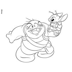 Dibujo para colorear: Lilo & Stitch (Películas de animación) #44890 - Dibujos para Colorear e Imprimir Gratis