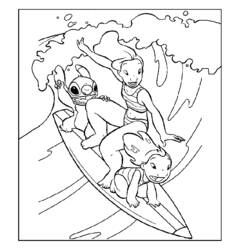 Dibujo para colorear: Lilo & Stitch (Películas de animación) #44895 - Dibujos para Colorear e Imprimir Gratis