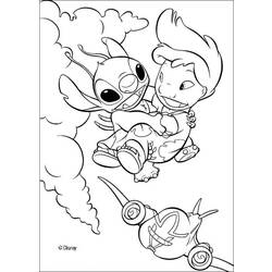 Dibujo para colorear: Lilo & Stitch (Películas de animación) #44915 - Dibujos para Colorear e Imprimir Gratis