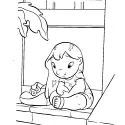 Dibujo para colorear: Lilo & Stitch (Películas de animación) #44961 - Dibujos para Colorear e Imprimir Gratis
