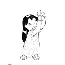 Dibujo para colorear: Lilo & Stitch (Películas de animación) #44962 - Dibujos para Colorear e Imprimir Gratis