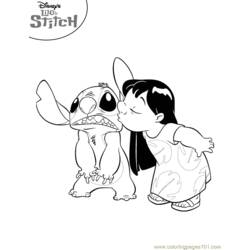 Dibujo para colorear: Lilo & Stitch (Películas de animación) #44990 - Dibujos para Colorear e Imprimir Gratis