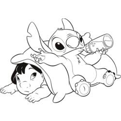 Dibujo para colorear: Lilo & Stitch (Películas de animación) #45001 - Dibujos para Colorear e Imprimir Gratis