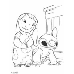 Dibujo para colorear: Lilo & Stitch (Películas de animación) #45028 - Dibujos para Colorear e Imprimir Gratis