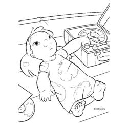 Dibujo para colorear: Lilo & Stitch (Películas de animación) #45044 - Dibujos para Colorear e Imprimir Gratis