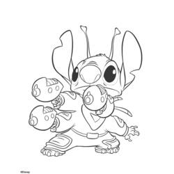 Dibujo para colorear: Lilo y Stitch (Películas de Animación) #44820 - Dibujos para Colorear e Imprimir Gratis