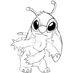 Dibujo para colorear: Lilo y Stitch (Películas de Animación) #44825 - Dibujos para Colorear e Imprimir Gratis