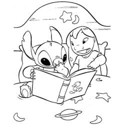 Dibujo para colorear: Lilo y Stitch (Películas de Animación) #44862 - Dibujos para Colorear e Imprimir Gratis