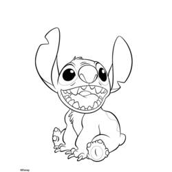 Dibujo para colorear: Lilo y Stitch (Películas de Animación) #44885 - Dibujos para Colorear e Imprimir Gratis