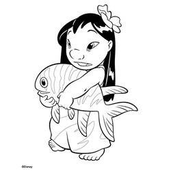 Dibujo Lilo y Stitch (Películas de Animación) #44886 para imprimir y colorear