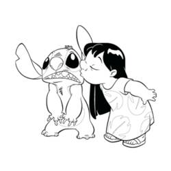 Dibujo para colorear: Lilo y Stitch (Películas de Animación) #44903 - Dibujos para Colorear e Imprimir Gratis
