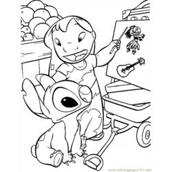 Dibujo para colorear: Lilo y Stitch (Películas de Animación) #44919 - Dibujos para Colorear e Imprimir Gratis