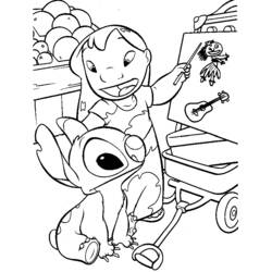 Dibujo para colorear: Lilo y Stitch (Películas de Animación) #44932 - Dibujos para Colorear e Imprimir Gratis