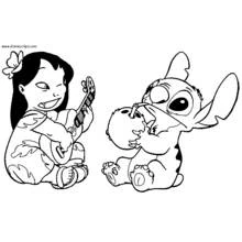 Dibujo para colorear: Lilo y Stitch (Películas de Animación) #44948 - Dibujos para Colorear e Imprimir Gratis