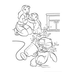 Dibujo Lilo y Stitch (Películas de Animación) #44982 para imprimir y colorear