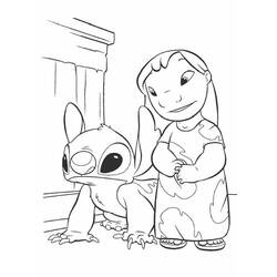 Dibujo para colorear: Lilo y Stitch (Películas de Animación) #44998 - Dibujos para Colorear e Imprimir Gratis