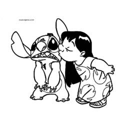 Dibujo para colorear: Lilo y Stitch (Películas de Animación) #45038 - Dibujos para Colorear e Imprimir Gratis