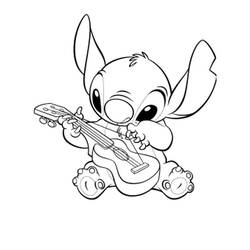 Dibujo para colorear: Lilo y Stitch (Películas de Animación) #45049 - Dibujos para Colorear e Imprimir Gratis