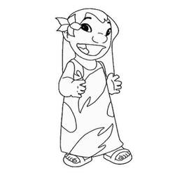 Dibujo para colorear: Lilo y Stitch (Películas de Animación) #45057 - Dibujos para Colorear e Imprimir Gratis