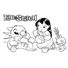 Dibujo para colorear: Lilo y Stitch (Películas de Animación) #45072 - Dibujos para Colorear e Imprimir Gratis