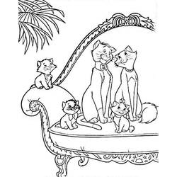 Dibujo para colorear: Los Aristogatos (Películas de Animación) #26852 - Dibujos para Colorear e Imprimir Gratis