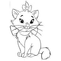 Dibujo para colorear: Los Aristogatos (Películas de Animación) #26866 - Dibujos para Colorear e Imprimir Gratis