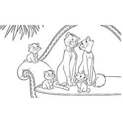 Dibujo para colorear: Los Aristogatos (Películas de Animación) #26869 - Dibujos para Colorear e Imprimir Gratis