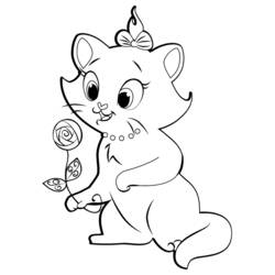 Dibujo para colorear: Los Aristogatos (Películas de Animación) #26877 - Dibujos para Colorear e Imprimir Gratis