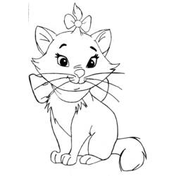 Dibujo para colorear: Los Aristogatos (Películas de Animación) #26896 - Dibujos para Colorear e Imprimir Gratis