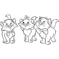 Dibujo para colorear: Los Aristogatos (Películas de Animación) #26906 - Dibujos para Colorear e Imprimir Gratis
