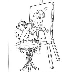 Dibujo para colorear: Los Aristogatos (Películas de Animación) #26932 - Dibujos para Colorear e Imprimir Gratis