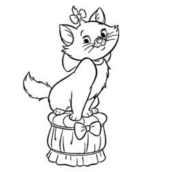 Dibujo para colorear: Los Aristogatos (Películas de Animación) #26941 - Dibujos para Colorear e Imprimir Gratis