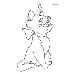 Dibujo para colorear: Los Aristogatos (Películas de Animación) #26947 - Dibujos para Colorear e Imprimir Gratis