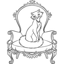 Dibujo para colorear: Los Aristogatos (Películas de Animación) #26953 - Dibujos para Colorear e Imprimir Gratis