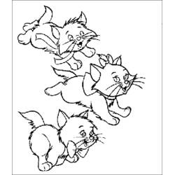 Dibujo para colorear: Los Aristogatos (Películas de Animación) #26955 - Dibujos para Colorear e Imprimir Gratis