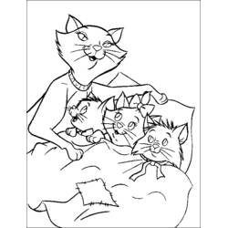 Dibujo para colorear: Los Aristogatos (Películas de Animación) #26965 - Dibujos para Colorear e Imprimir Gratis