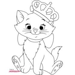 Dibujo para colorear: Los Aristogatos (Películas de Animación) #26986 - Dibujos para Colorear e Imprimir Gratis