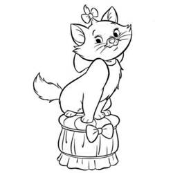 Dibujo para colorear: Los Aristogatos (Películas de Animación) #27007 - Dibujos para Colorear e Imprimir Gratis