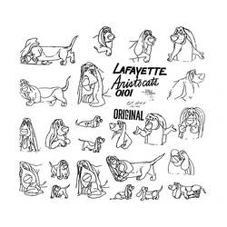 Dibujo para colorear: Los Aristogatos (Películas de Animación) #27031 - Dibujos para Colorear e Imprimir Gratis