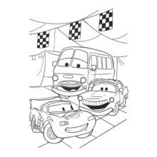 Dibujo para colorear: Los Bagnoles (Cars) (Películas de Animación) #132563 - Dibujos para Colorear e Imprimir Gratis