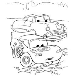 Dibujo para colorear: Los Bagnoles (Cars) (Películas de Animación) #132574 - Dibujos para Colorear e Imprimir Gratis