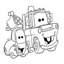 Dibujo para colorear: Los Bagnoles (Cars) (Películas de Animación) #132599 - Dibujos para Colorear e Imprimir Gratis