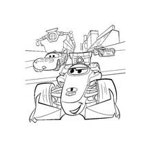 Dibujo para colorear: Los Bagnoles (Cars) (Películas de Animación) #132639 - Dibujos para Colorear e Imprimir Gratis