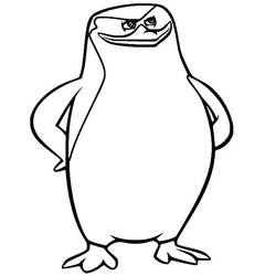 Dibujo para colorear: Los Pingüinos de Madagascar (Películas de Animación) #207611 - Dibujos para Colorear e Imprimir Gratis